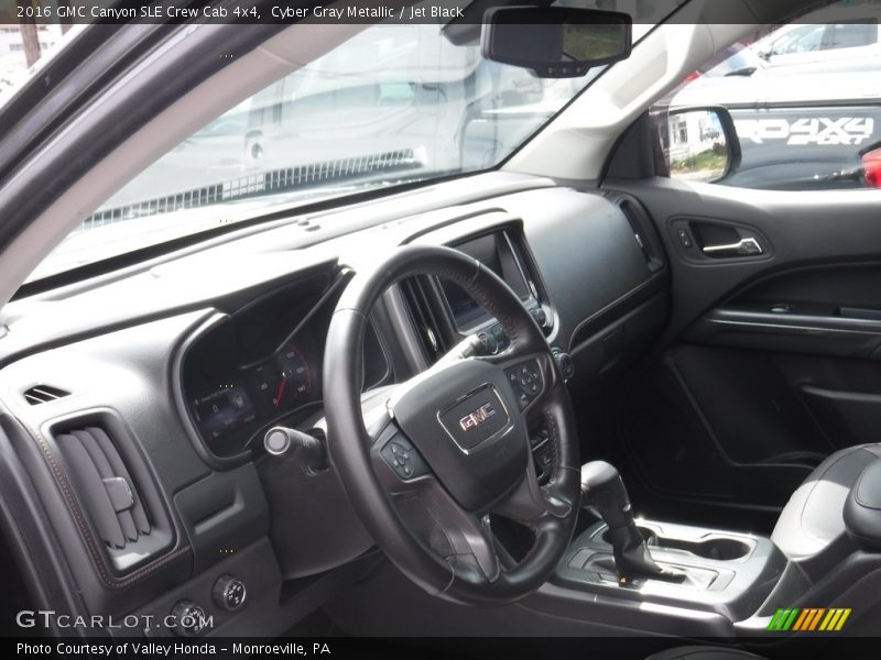 Cyber Gray Metallic / Jet Black 2016 GMC Canyon SLE Crew Cab 4x4