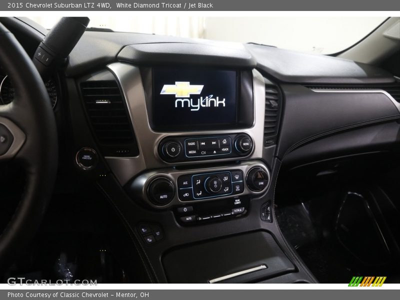 White Diamond Tricoat / Jet Black 2015 Chevrolet Suburban LTZ 4WD