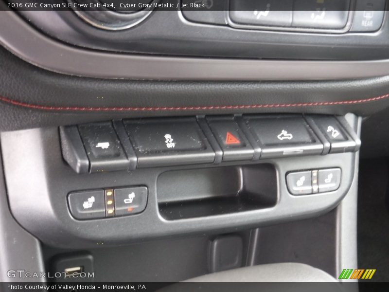 Cyber Gray Metallic / Jet Black 2016 GMC Canyon SLE Crew Cab 4x4