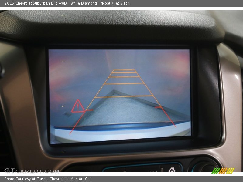 White Diamond Tricoat / Jet Black 2015 Chevrolet Suburban LTZ 4WD
