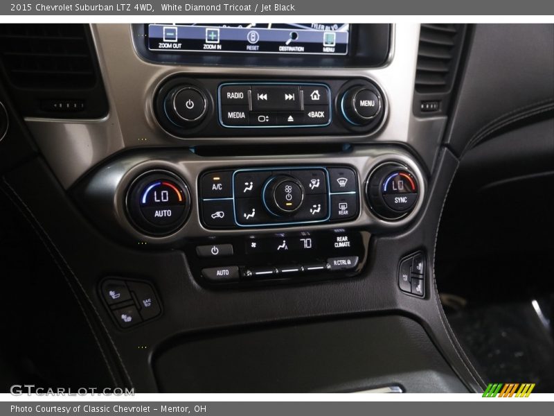 White Diamond Tricoat / Jet Black 2015 Chevrolet Suburban LTZ 4WD