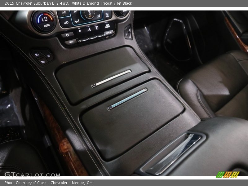 White Diamond Tricoat / Jet Black 2015 Chevrolet Suburban LTZ 4WD