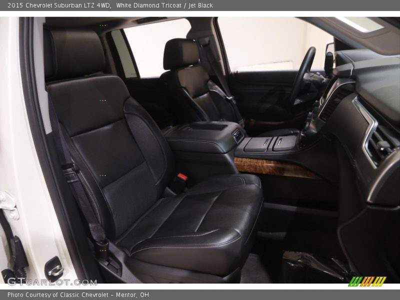 White Diamond Tricoat / Jet Black 2015 Chevrolet Suburban LTZ 4WD