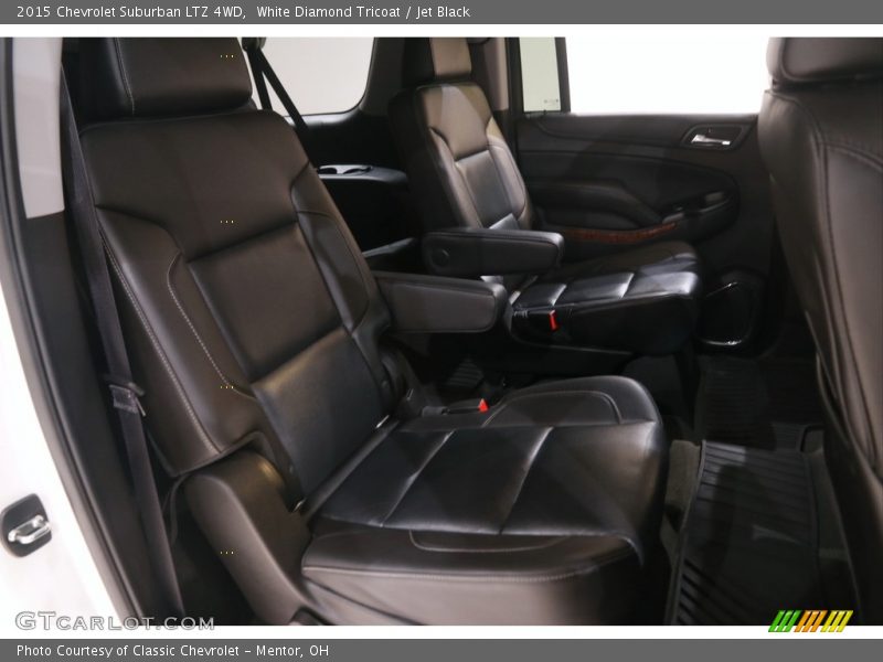 White Diamond Tricoat / Jet Black 2015 Chevrolet Suburban LTZ 4WD