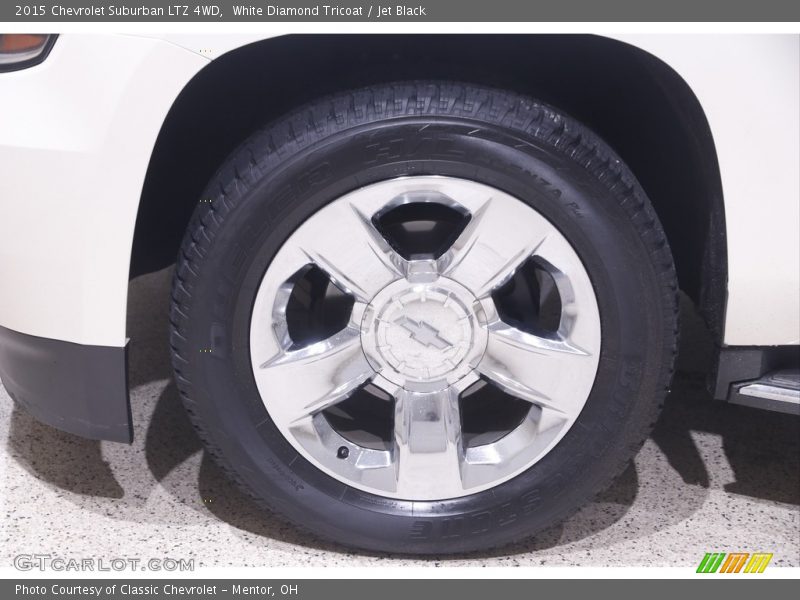 White Diamond Tricoat / Jet Black 2015 Chevrolet Suburban LTZ 4WD