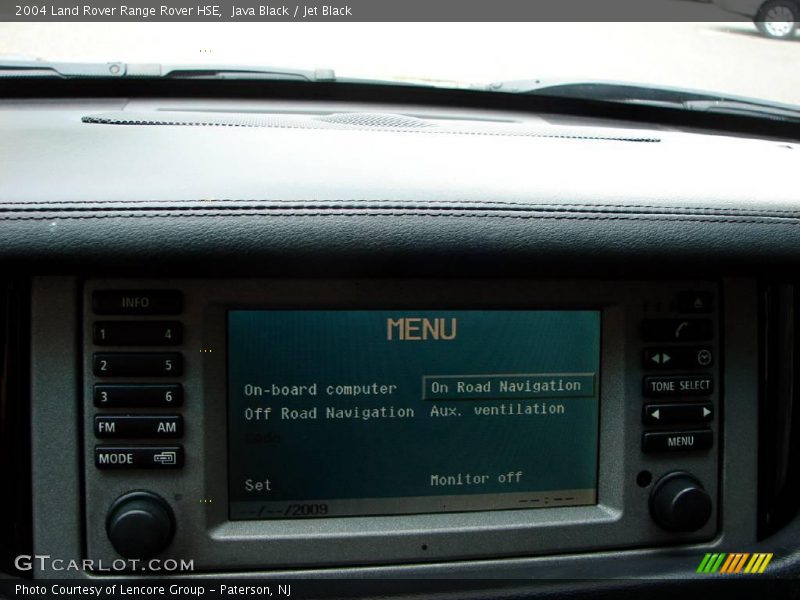 Java Black / Jet Black 2004 Land Rover Range Rover HSE