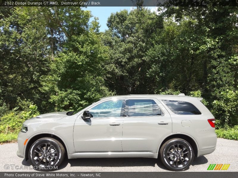 Destroyer Gray / Black 2022 Dodge Durango GT AWD