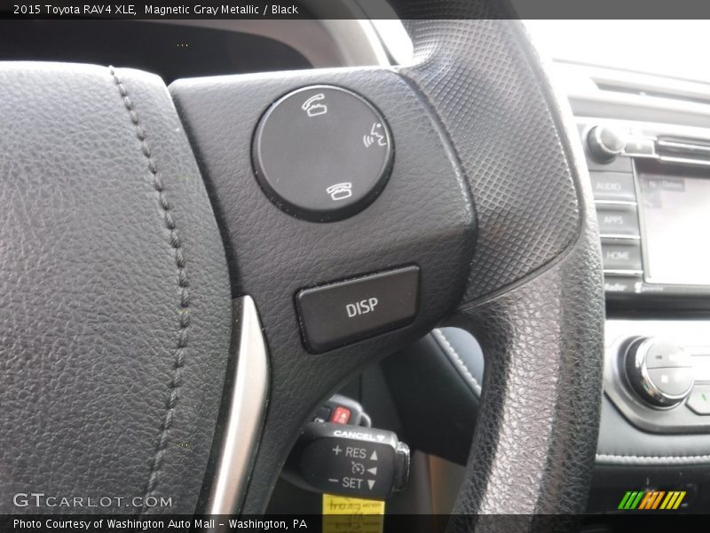 Magnetic Gray Metallic / Black 2015 Toyota RAV4 XLE