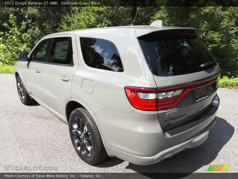 Destroyer Gray / Black 2022 Dodge Durango GT AWD