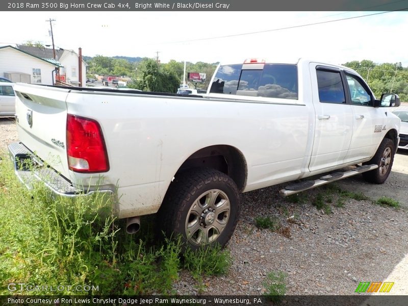 Bright White / Black/Diesel Gray 2018 Ram 3500 Big Horn Crew Cab 4x4