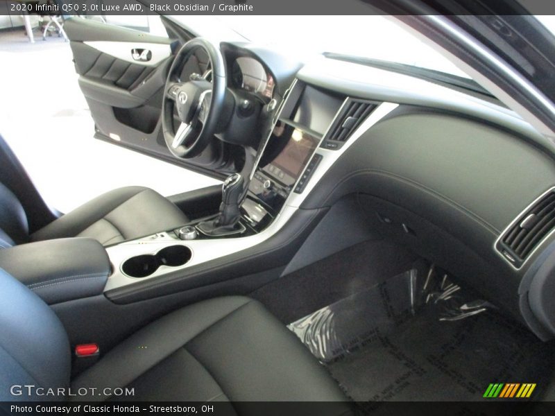 Black Obsidian / Graphite 2020 Infiniti Q50 3.0t Luxe AWD