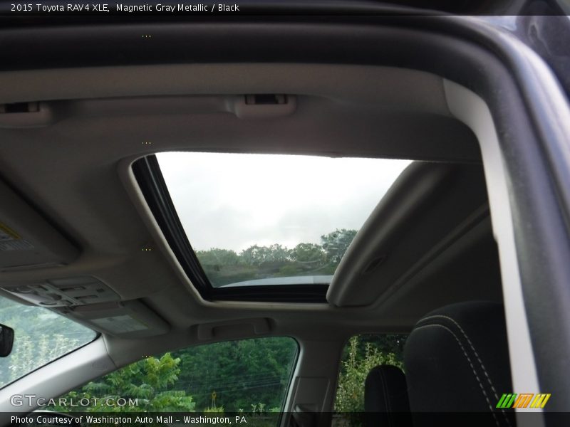Magnetic Gray Metallic / Black 2015 Toyota RAV4 XLE