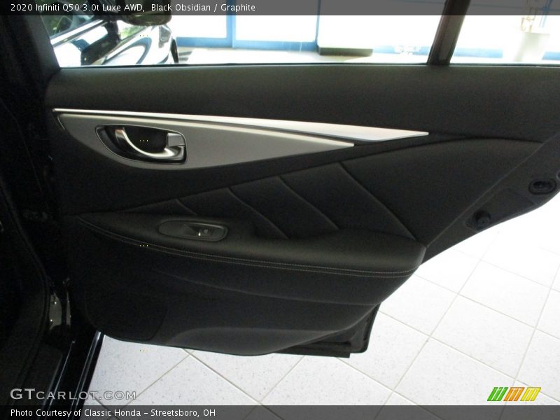 Black Obsidian / Graphite 2020 Infiniti Q50 3.0t Luxe AWD