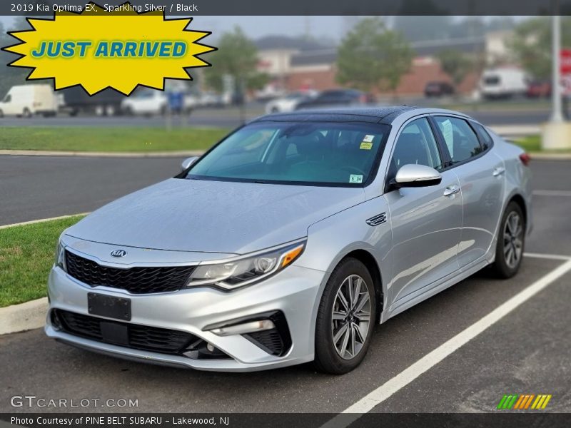 Sparkling Silver / Black 2019 Kia Optima EX