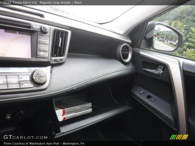 Magnetic Gray Metallic / Black 2015 Toyota RAV4 XLE