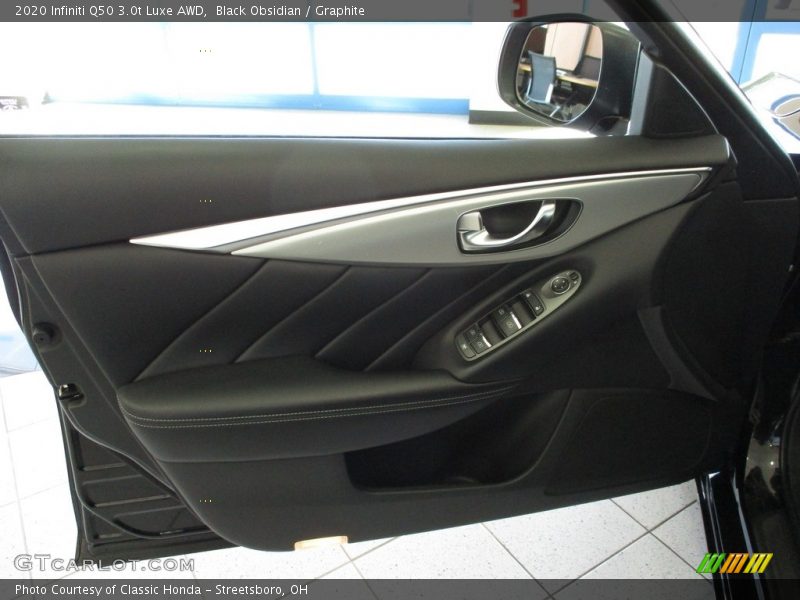 Black Obsidian / Graphite 2020 Infiniti Q50 3.0t Luxe AWD