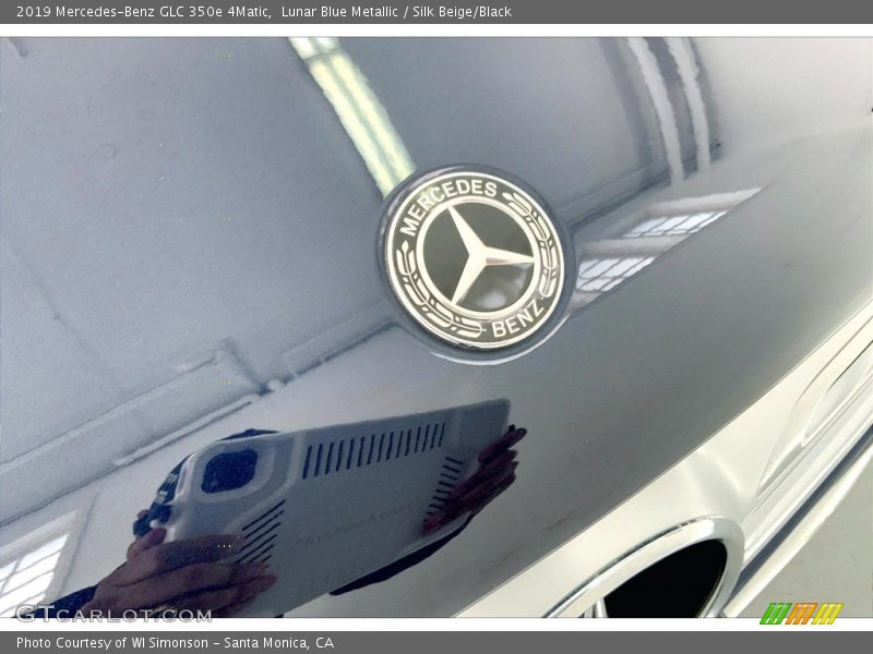 Lunar Blue Metallic / Silk Beige/Black 2019 Mercedes-Benz GLC 350e 4Matic
