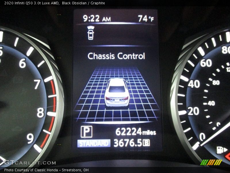Black Obsidian / Graphite 2020 Infiniti Q50 3.0t Luxe AWD