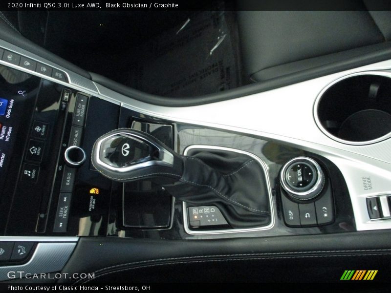 Black Obsidian / Graphite 2020 Infiniti Q50 3.0t Luxe AWD