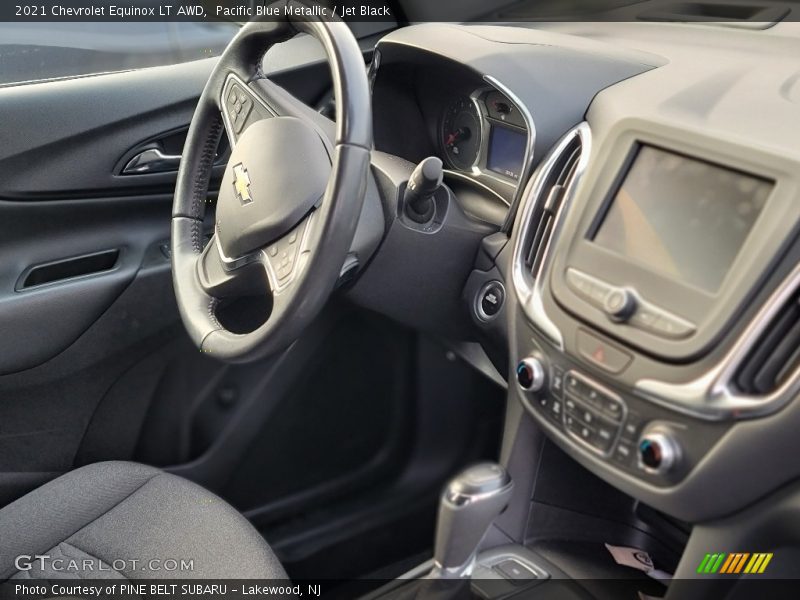 Pacific Blue Metallic / Jet Black 2021 Chevrolet Equinox LT AWD