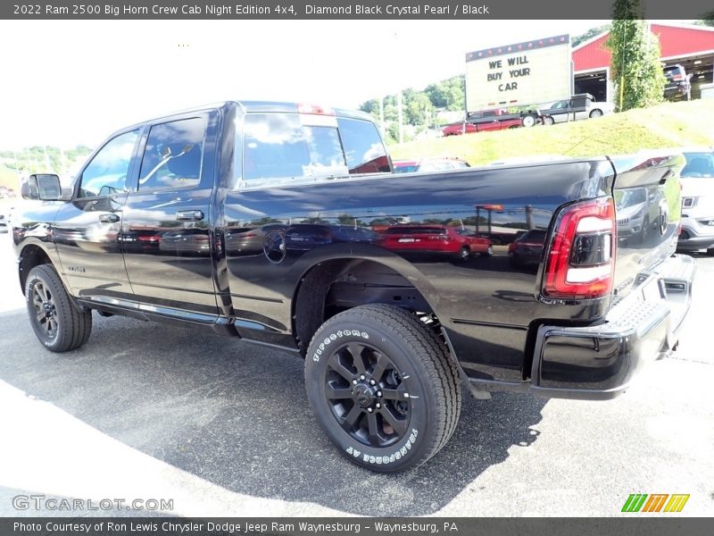 Diamond Black Crystal Pearl / Black 2022 Ram 2500 Big Horn Crew Cab Night Edition 4x4