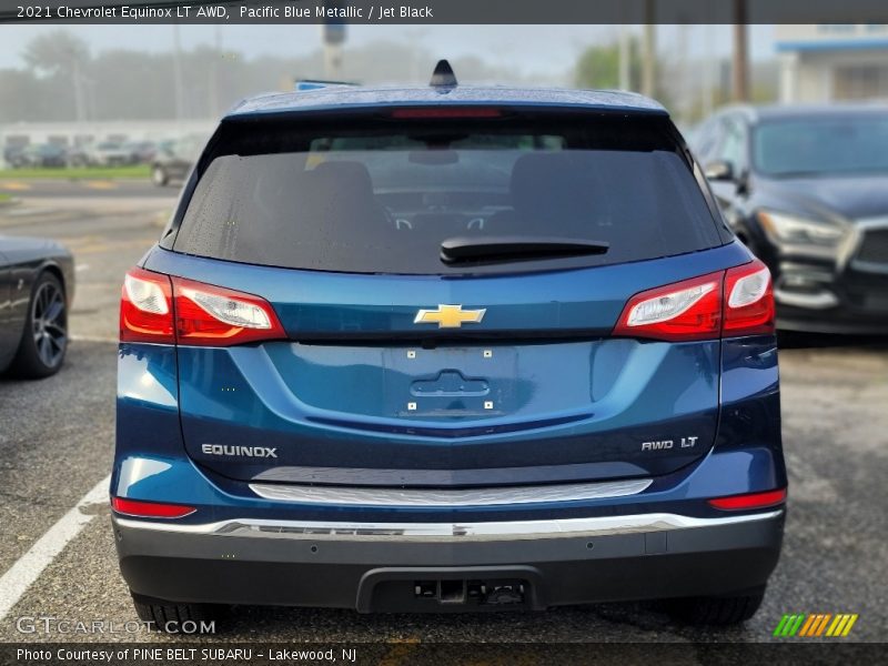 Pacific Blue Metallic / Jet Black 2021 Chevrolet Equinox LT AWD