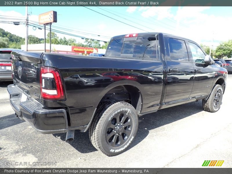 Diamond Black Crystal Pearl / Black 2022 Ram 2500 Big Horn Crew Cab Night Edition 4x4