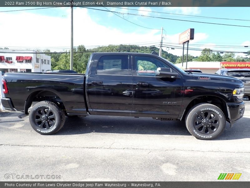 Diamond Black Crystal Pearl / Black 2022 Ram 2500 Big Horn Crew Cab Night Edition 4x4