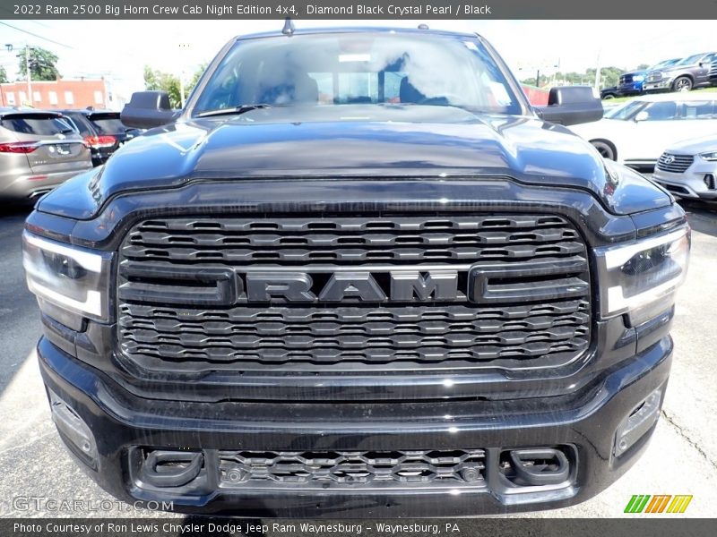 Diamond Black Crystal Pearl / Black 2022 Ram 2500 Big Horn Crew Cab Night Edition 4x4
