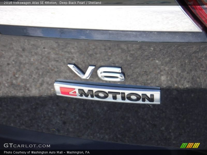 Deep Black Pearl / Shetland 2018 Volkswagen Atlas SE 4Motion