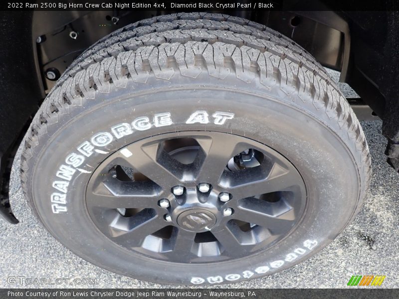 Diamond Black Crystal Pearl / Black 2022 Ram 2500 Big Horn Crew Cab Night Edition 4x4