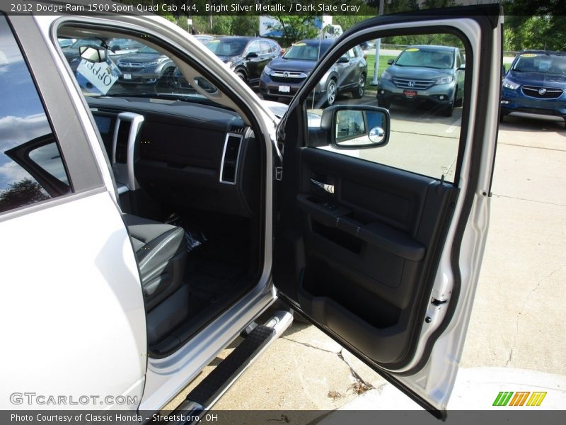 Bright Silver Metallic / Dark Slate Gray 2012 Dodge Ram 1500 Sport Quad Cab 4x4