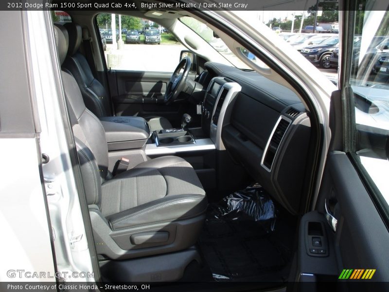 Bright Silver Metallic / Dark Slate Gray 2012 Dodge Ram 1500 Sport Quad Cab 4x4