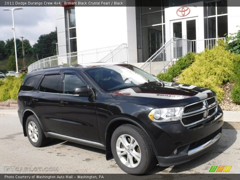 Brilliant Black Crystal Pearl / Black 2011 Dodge Durango Crew 4x4