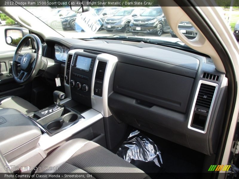 Bright Silver Metallic / Dark Slate Gray 2012 Dodge Ram 1500 Sport Quad Cab 4x4
