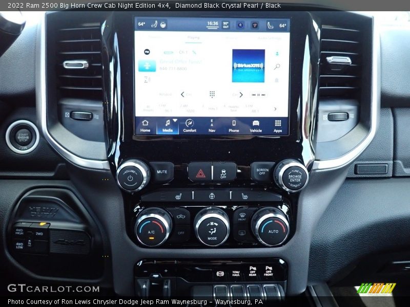 Diamond Black Crystal Pearl / Black 2022 Ram 2500 Big Horn Crew Cab Night Edition 4x4