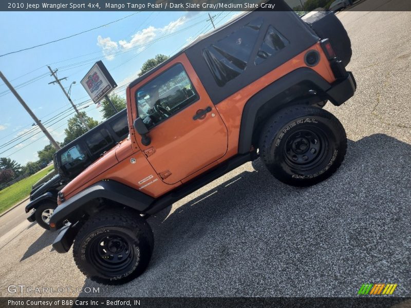 Mango Tango Pearl / Dark Slate Gray/Medium Slate Gray 2010 Jeep Wrangler Sport 4x4