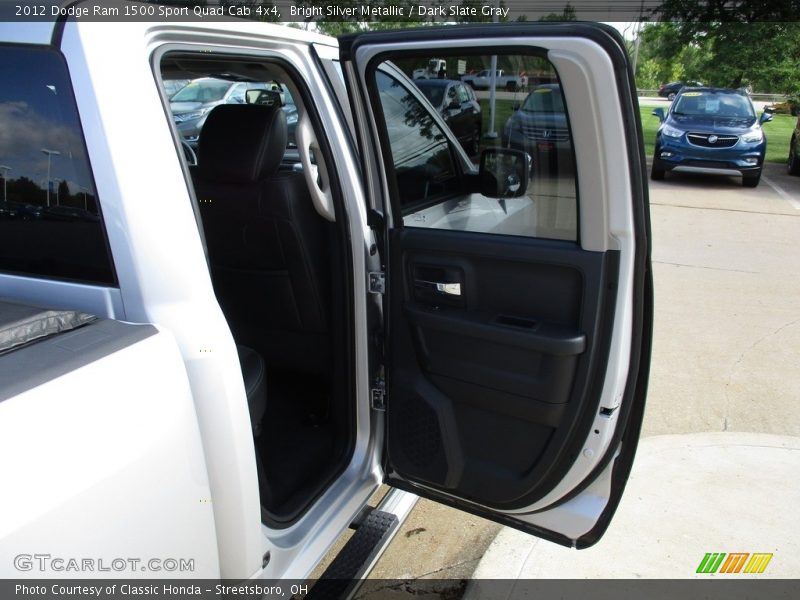 Bright Silver Metallic / Dark Slate Gray 2012 Dodge Ram 1500 Sport Quad Cab 4x4