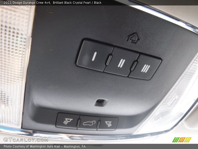 Brilliant Black Crystal Pearl / Black 2011 Dodge Durango Crew 4x4