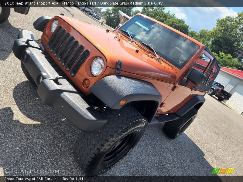 Mango Tango Pearl / Dark Slate Gray/Medium Slate Gray 2010 Jeep Wrangler Sport 4x4