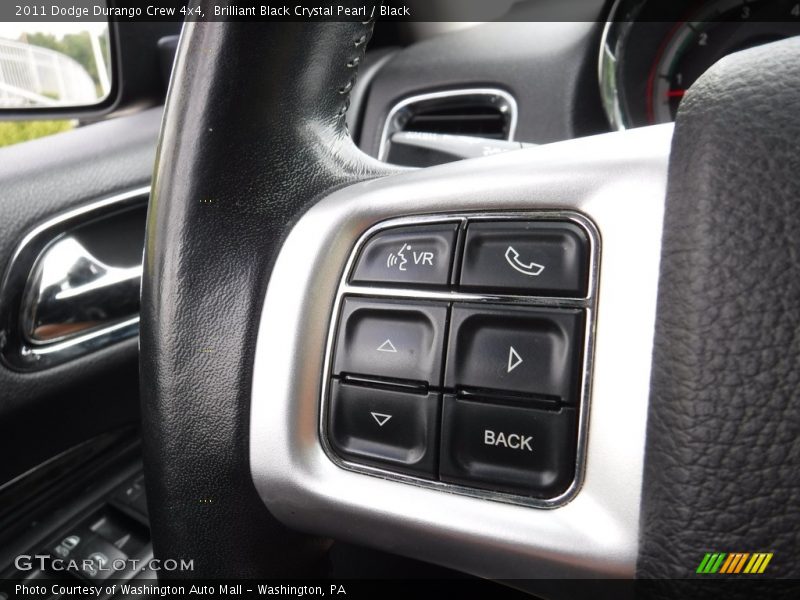 Brilliant Black Crystal Pearl / Black 2011 Dodge Durango Crew 4x4