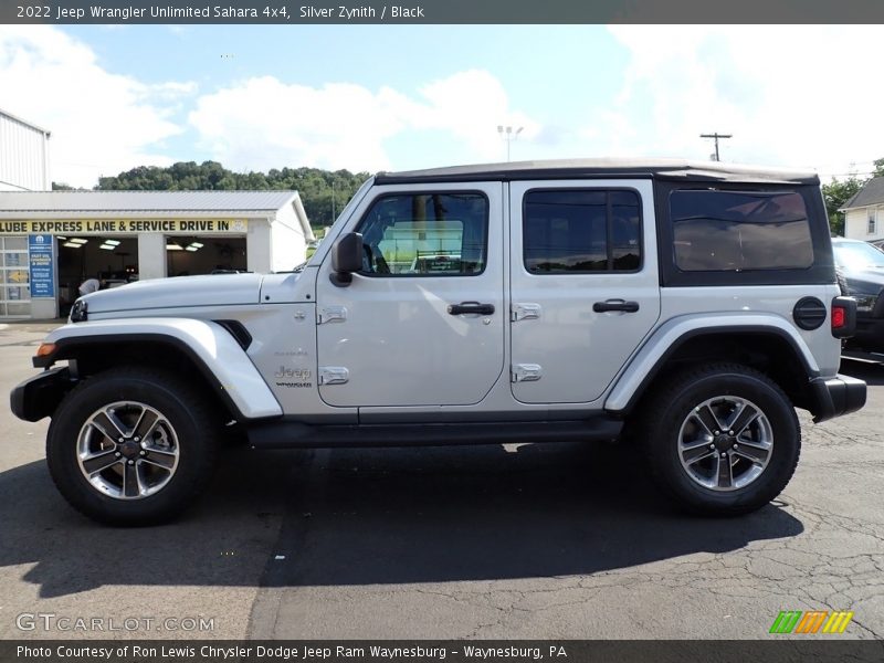 Silver Zynith / Black 2022 Jeep Wrangler Unlimited Sahara 4x4