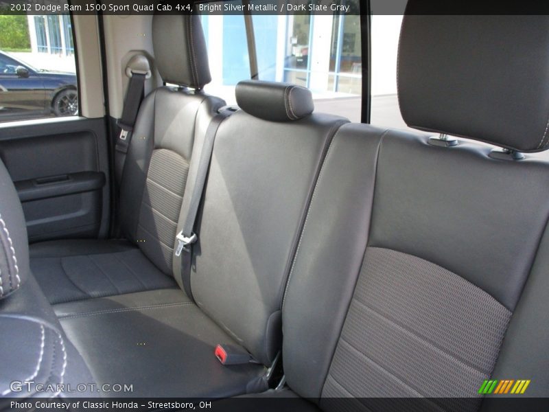 Bright Silver Metallic / Dark Slate Gray 2012 Dodge Ram 1500 Sport Quad Cab 4x4
