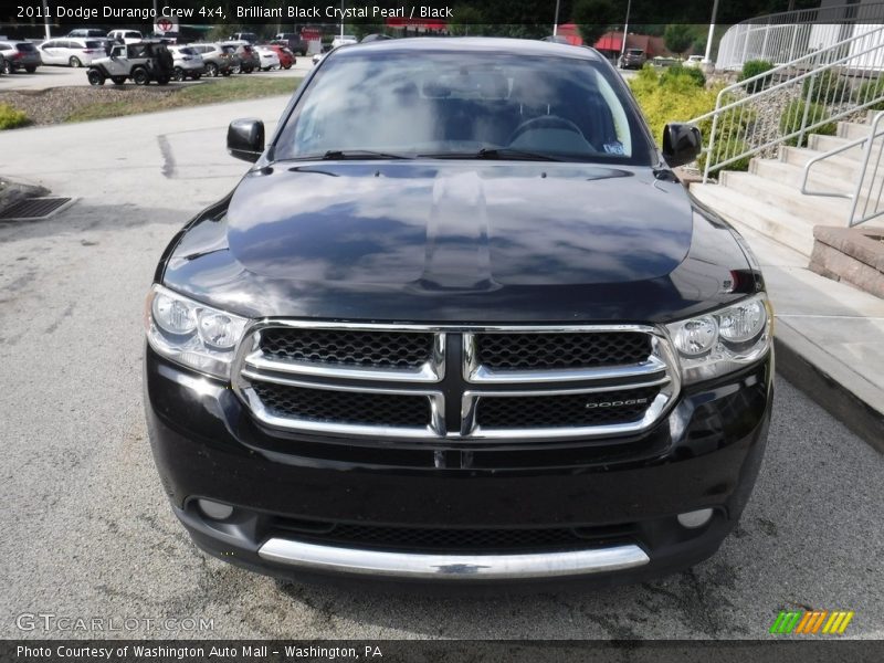 Brilliant Black Crystal Pearl / Black 2011 Dodge Durango Crew 4x4