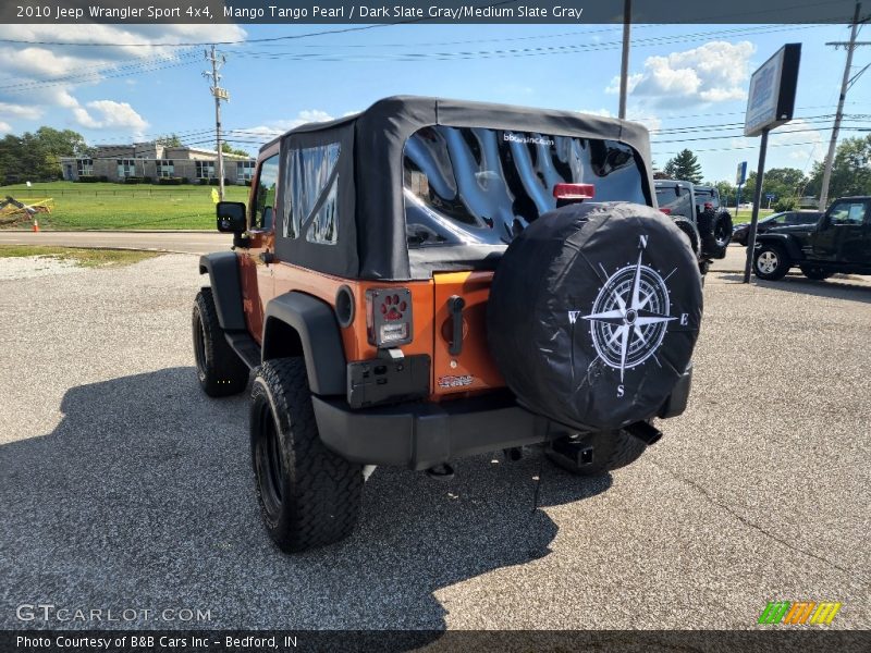 Mango Tango Pearl / Dark Slate Gray/Medium Slate Gray 2010 Jeep Wrangler Sport 4x4