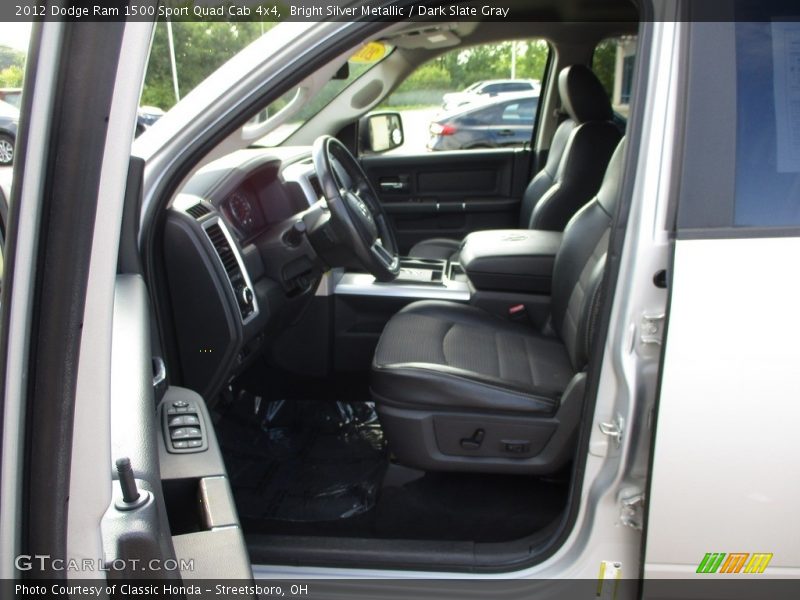 Bright Silver Metallic / Dark Slate Gray 2012 Dodge Ram 1500 Sport Quad Cab 4x4