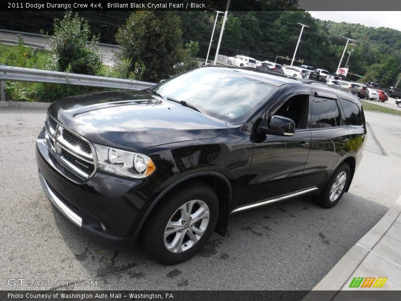 Brilliant Black Crystal Pearl / Black 2011 Dodge Durango Crew 4x4