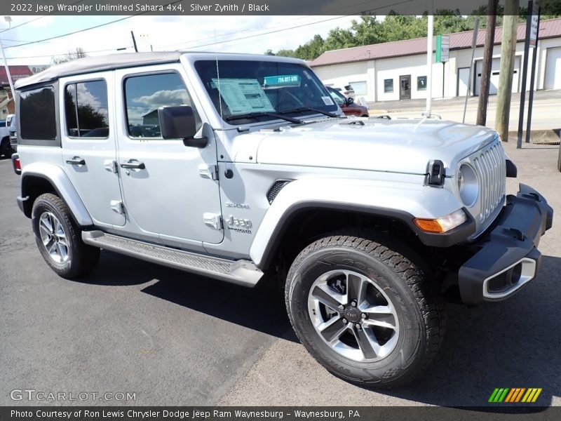 Silver Zynith / Black 2022 Jeep Wrangler Unlimited Sahara 4x4