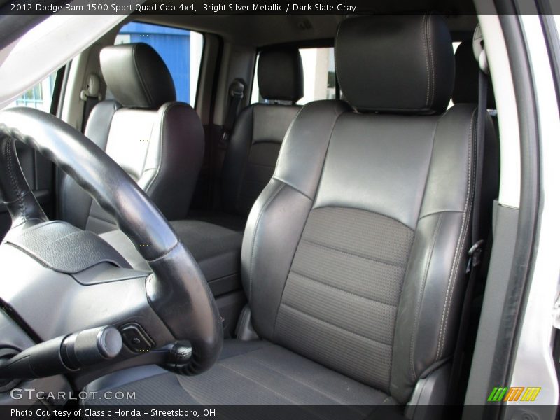 Bright Silver Metallic / Dark Slate Gray 2012 Dodge Ram 1500 Sport Quad Cab 4x4