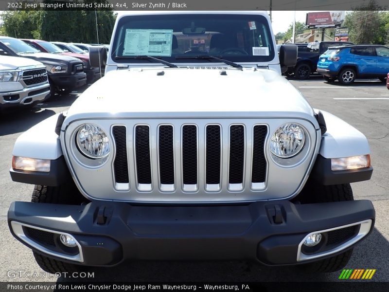 Silver Zynith / Black 2022 Jeep Wrangler Unlimited Sahara 4x4